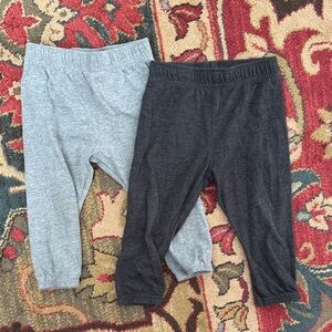 Two pairs of grey toddler pants/leggings - 18M